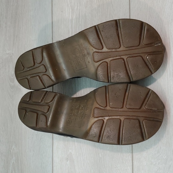 Vintage Dr.Martens MIE Women Y2K Chunky Tractor T strapPlatform shoes US7 - Picture 11 of 16